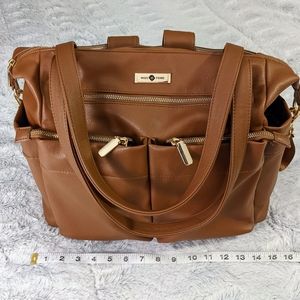 Miss Fong diaper backpack brown very gently used